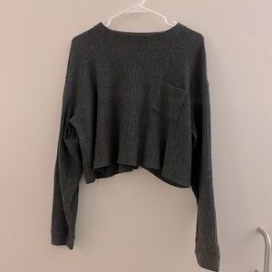 Wild Fable knit waffle crop top